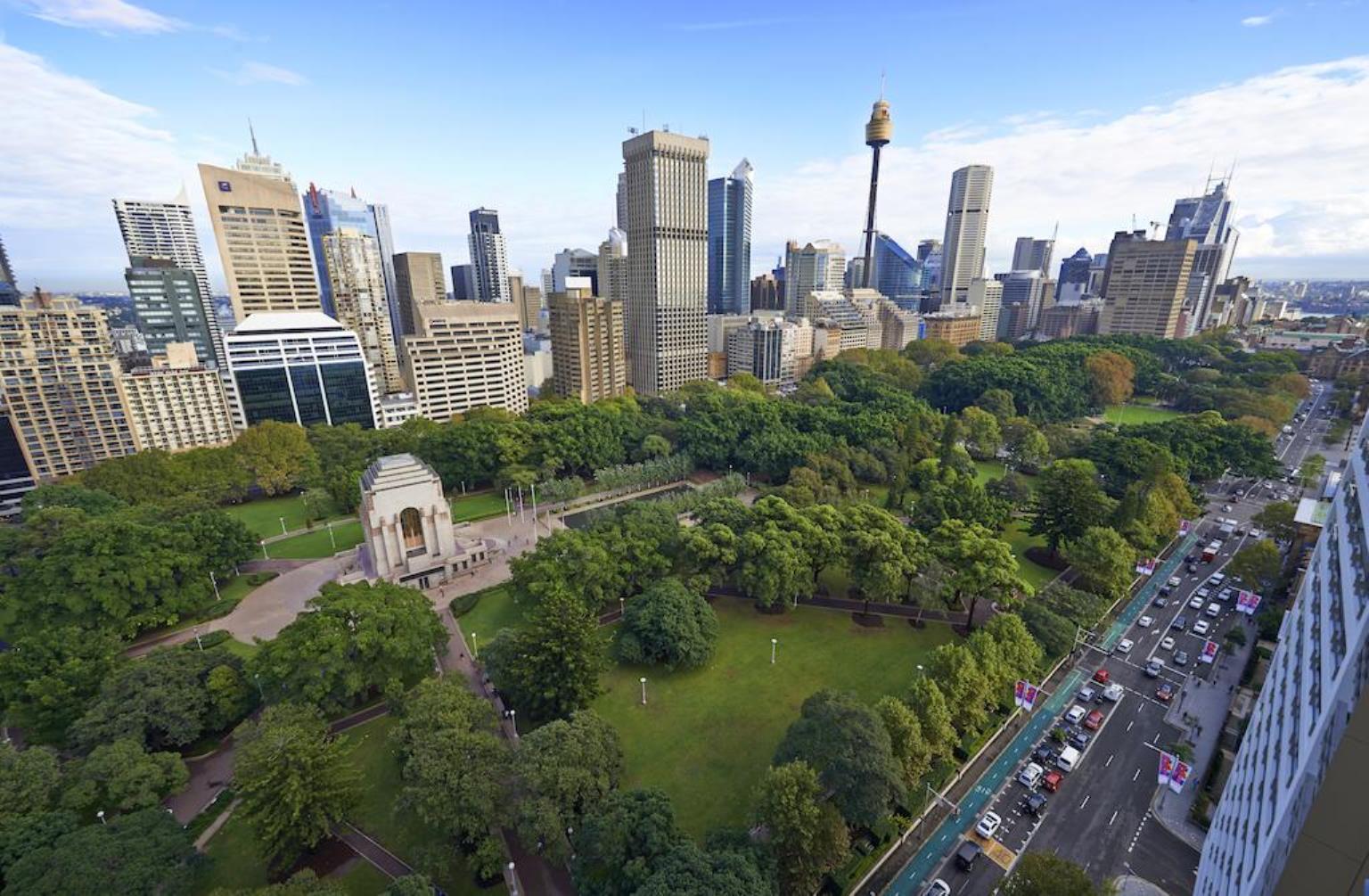 Pullman Sydney Hyde Park Hotel Ngoại thất bức ảnh The Domain, Sydney